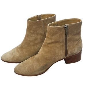 J. Crew Factory Walker Suede Ankle Boots, Size 9